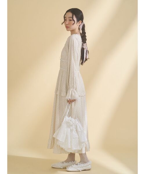 merry jenny（メリージェニー）の「ティアードレースポシェット（ショルダーバッグ・レディース・オフホワイト・FREE）」の8枚目の写真