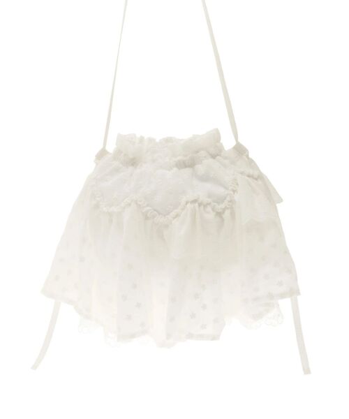 merry jenny（メリージェニー）の「ティアードレースポシェット（ショルダーバッグ・レディース・オフホワイト・FREE）」の10枚目の写真