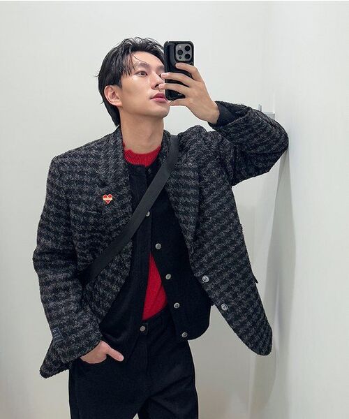 MUSINSA STANDARD（ムシンサスタンダード）の「裏起毛ビッグワイドデニムパンツ[ブラック]（デニムパンツ・メンズ・その他・40/38/42/36/34/32/30/31/33/27/28/29）」の8枚目の写真