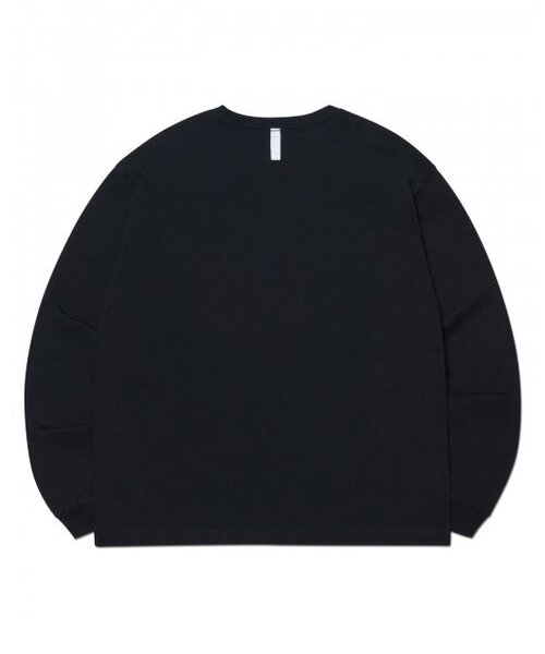 NOMANUAL（NOMANUAL）の「BASIC LONG SLEEVE TEE - BLACK（Tシャツ/カットソー・レディース・その他・X-LARGE/SMALL/MEDIUM/LARGE）」の2枚目の写真