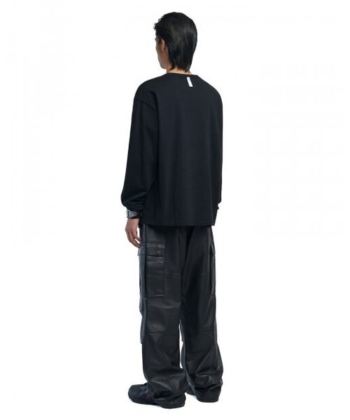 NOMANUAL（NOMANUAL）の「BASIC LONG SLEEVE TEE - BLACK（Tシャツ/カットソー・レディース・その他・X-LARGE/SMALL/MEDIUM/LARGE）」の4枚目の写真