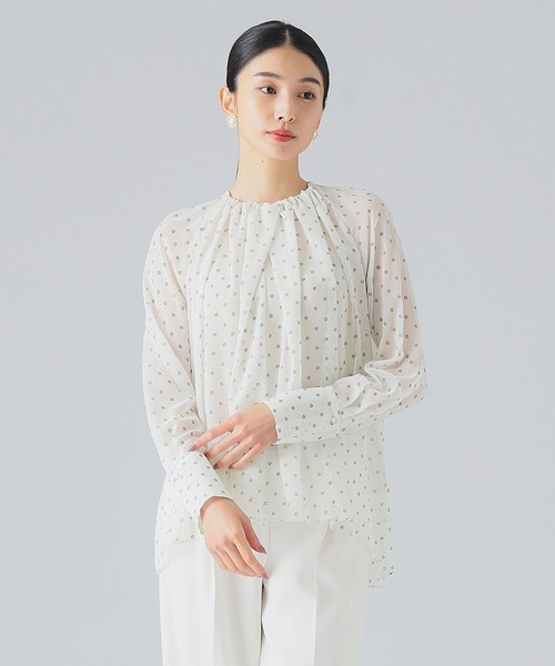 EFFE BEAMS(エッフェビームス)の「グリッター ドット ブラウス(シャツ/ブラウス・レディース・ホワイト系その他5・36/38)」の1枚目の写真