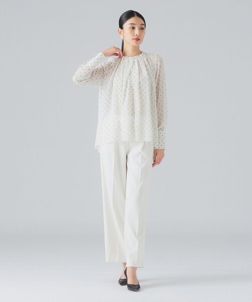 EFFE BEAMS(エッフェビームス)の「グリッター ドット ブラウス(シャツ/ブラウス・レディース・ホワイト系その他5・36/38)」の4枚目の写真