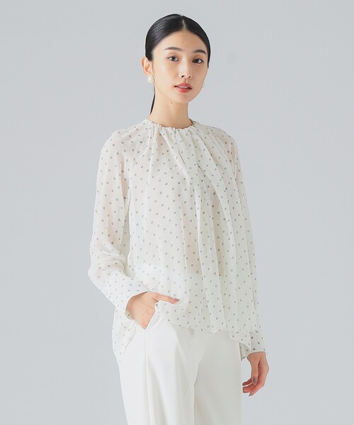 EFFE BEAMS(エッフェビームス)の「グリッター ドット ブラウス(シャツ/ブラウス・レディース・ホワイト系その他5・36/38)」の5枚目の写真