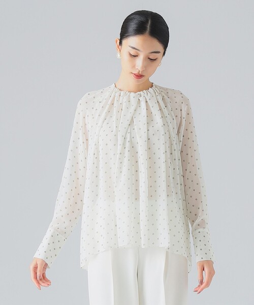 EFFE BEAMS(エッフェビームス)の「グリッター ドット ブラウス(シャツ/ブラウス・レディース・ホワイト系その他5・36/38)」の6枚目の写真