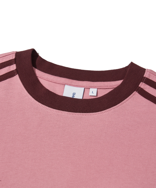 URBANDTYPE(アーバンディタイプ)の「フットボールジャージロングスリーブ_ピンク(Tシャツ/カットソー・レディース・その他・MEDIUM/LARGE/SMALL)」の8枚目の写真