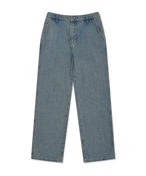 Wacky WiLLy（ワッキーウィリー）の「ストレートデニムパンツ薄青（デニムパンツ・レディース・その他・SMALL/MEDIUM/LARGE/X-LARGE）」の2枚目の写真