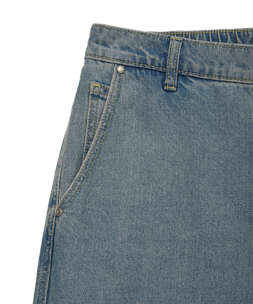 Wacky WiLLy（ワッキーウィリー）の「ストレートデニムパンツ薄青（デニムパンツ・レディース・その他・SMALL/MEDIUM/LARGE/X-LARGE）」の5枚目の写真
