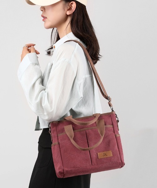 BACKYARD FAMILY(バックヤードファミリー)の「ショルダーバッグ pmyshbag04(ショルダーバッグ・レディース・グレー/ブラック/パープル/ベージュ/ブラウン・FREE)」の5枚目の写真