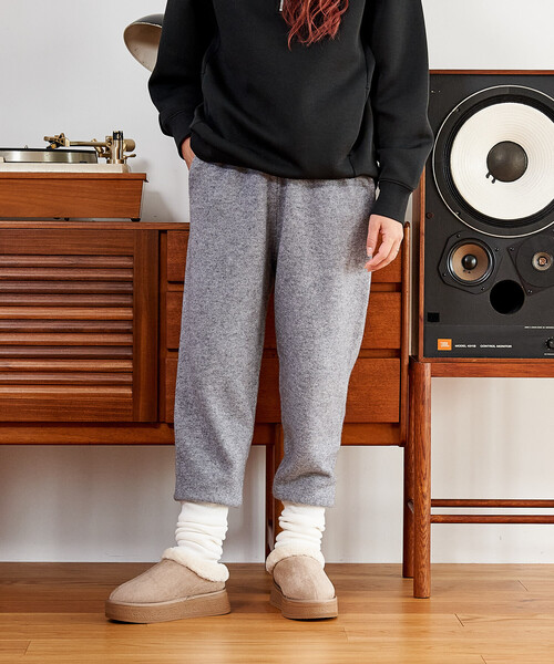 FREAK'S STORE(フリークスストア)の「Knit Jogger Pants/ニット ジョガーパンツ<セットアップ対応>(その他パンツ・レディース・グレー/オフホワイト/ネイビー・MEDIUM/SMALL)」の5枚目の写真