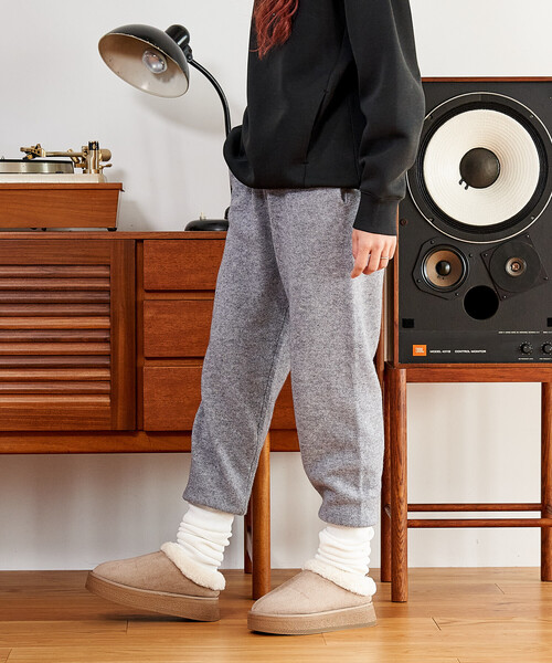 FREAK'S STORE(フリークスストア)の「Knit Jogger Pants/ニット ジョガーパンツ<セットアップ対応>(その他パンツ・レディース・グレー/オフホワイト/ネイビー・MEDIUM/SMALL)」の7枚目の写真