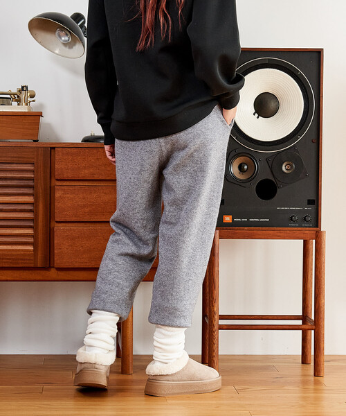 FREAK'S STORE(フリークスストア)の「Knit Jogger Pants/ニット ジョガーパンツ<セットアップ対応>(その他パンツ・レディース・グレー/オフホワイト/ネイビー・MEDIUM/SMALL)」の8枚目の写真