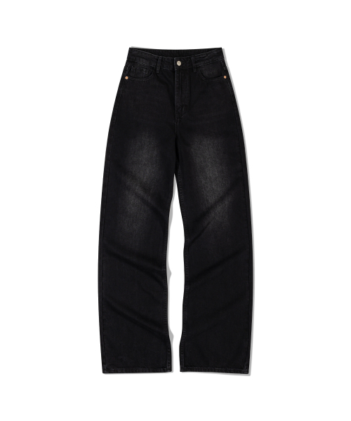 MOAA(モア)の「レトロストレートデニム (JEAN BLACK)(デニムパンツ・レディース・その他・SMALL/MEDIUM)」の2枚目の写真