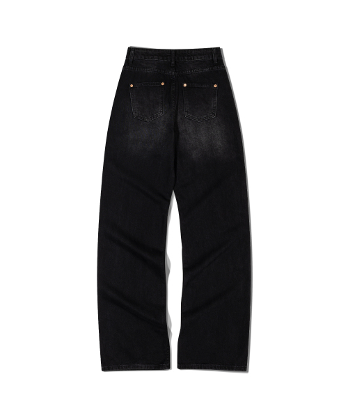 MOAA(モア)の「レトロストレートデニム (JEAN BLACK)(デニムパンツ・レディース・その他・SMALL/MEDIUM)」の3枚目の写真