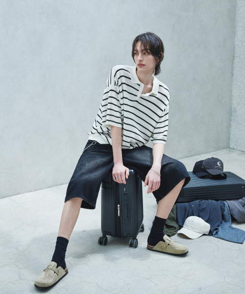 GLW(ジーエルダブリュ)の「デニムバミューダパンツブラック(その他パンツ・レディース・その他・SMALL/MEDIUM/LARGE)」の7枚目の写真