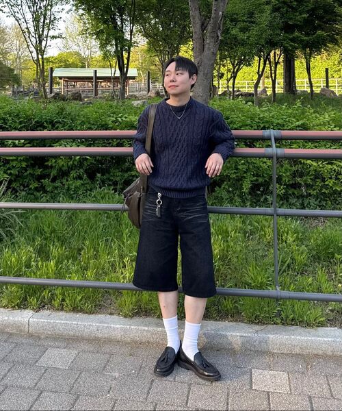 GLW(ジーエルダブリュ)の「デニムバミューダパンツブラック(その他パンツ・レディース・その他・SMALL/MEDIUM/LARGE)」の13枚目の写真