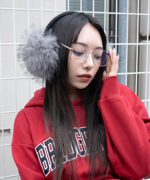 WEGO（ウィゴー）の「WEGO/ボリュームMIXファーイヤーマフ（イヤーマフ・レディース・ホワイト/ブラウン/グレー・FREE）」の10枚目の写真