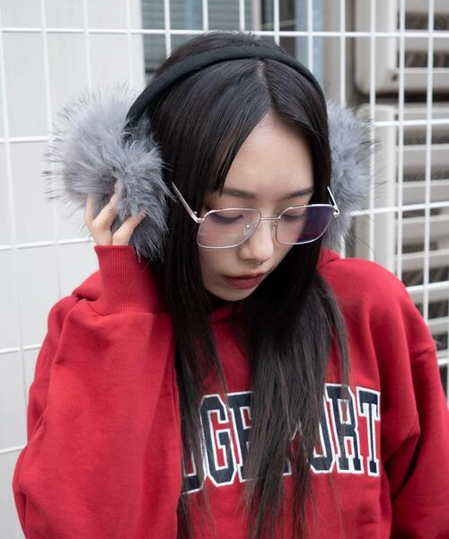 WEGO（ウィゴー）の「WEGO/ボリュームMIXファーイヤーマフ（イヤーマフ・レディース・ホワイト/ブラウン/グレー・FREE）」の12枚目の写真