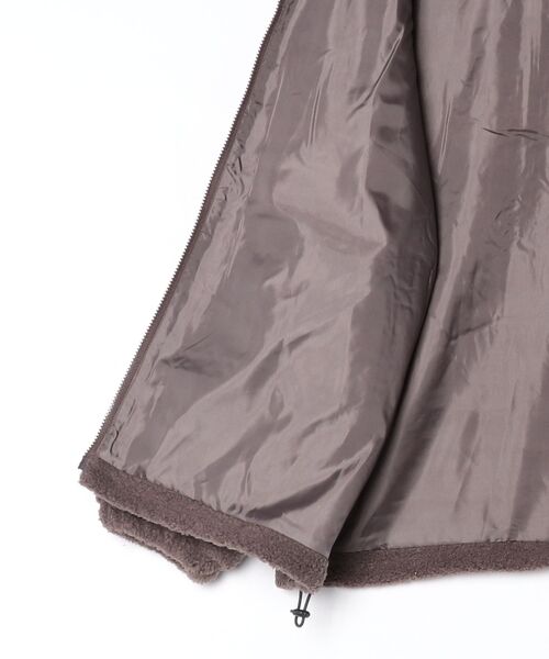 ROSE BUD（ローズバッド）の「ZIP-UP BOA JACKET（その他アウター・レディース・グレー/オフホワイト・ONE SIZE）」の18枚目の写真