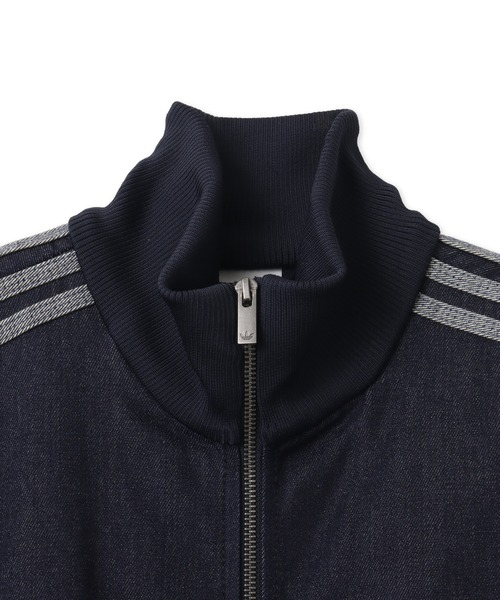adidas(アディダス)の「adidas DENIM FIREBIRD TRACK TOP / アディダス デニム ファイヤー バード トラックトップ(その他アウター・メンズ・インディゴブルー・XL/L/M/XXL)」の4枚目の写真
