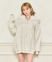 apres jour（アプレジュール）の「オーバーサイズファーパーカー（パーカー）」