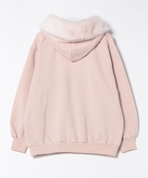 apres jour（アプレジュール）の「オーバーサイズファーパーカー（パーカー・レディース・ピンク/ブラック/杢グレー/オフホワイト・フリー/X-LARGE）」の17枚目の写真