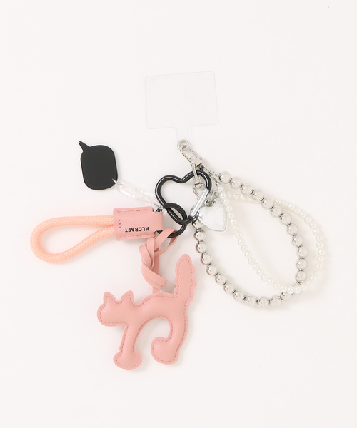 NOLITA / ノリータ 】2色展開 猫 モチーフ バッグチャーム キーリング