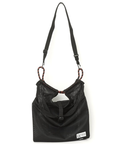 MARMOT(マーモット)の「Marmot x atmos Mesh Compact Tote / マーモット x アトモス メッシュ コンパクト トート 【SP】(ショルダーバッグ・メンズ・ブラック/ネイビー・ONE SIZE)」の1枚目の写真