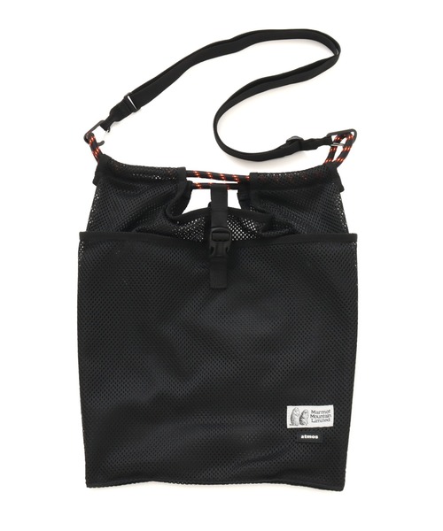 MARMOT(マーモット)の「Marmot x atmos Mesh Compact Tote / マーモット x アトモス メッシュ コンパクト トート 【SP】(ショルダーバッグ・メンズ・ブラック/ネイビー・ONE SIZE)」の4枚目の写真