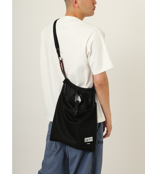 MARMOT(マーモット)の「Marmot x atmos Mesh Compact Tote / マーモット x アトモス メッシュ コンパクト トート 【SP】(ショルダーバッグ・メンズ・ブラック/ネイビー・ONE SIZE)」の3枚目の写真