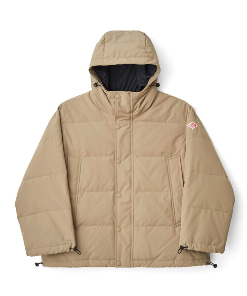 DANTON（ダントン）の「WOMEN'S BIG SILHOUETTE  HOODED DOWN JACKET（ダウンジャケット/コート・レディース・ベージュ/ネイビー/オフホワイト/ブラック/ダークブラウン/オリーブ・M/XS/S）」の7枚目の写真