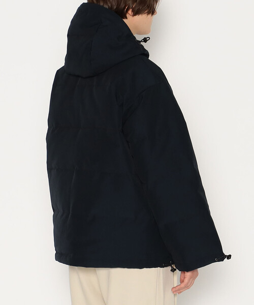 DANTON（ダントン）の「WOMEN'S BIG SILHOUETTE  HOODED DOWN JACKET（ダウンジャケット/コート・レディース・ベージュ/ネイビー/オフホワイト/ブラック/ダークブラウン/オリーブ・M/XS/S）」の11枚目の写真