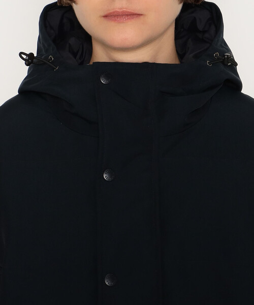 DANTON（ダントン）の「WOMEN'S BIG SILHOUETTE  HOODED DOWN JACKET（ダウンジャケット/コート・レディース・ベージュ/ネイビー/オフホワイト/ブラック/ダークブラウン/オリーブ・M/XS/S）」の13枚目の写真