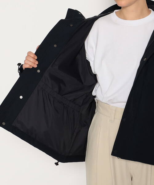 DANTON（ダントン）の「WOMEN'S BIG SILHOUETTE  HOODED DOWN JACKET（ダウンジャケット/コート・レディース・ベージュ/ネイビー/オフホワイト/ブラック/ダークブラウン/オリーブ・M/XS/S）」の19枚目の写真