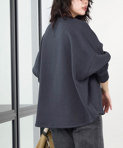 MICA&DEAL（マイカ＆ディール）の「"WILLIAMS"ロゴ裏起毛スウェット（スウェット・レディース・チャコールグレー/ライトグレー/グレイッシュベージュ・FREE）」の22枚目の写真