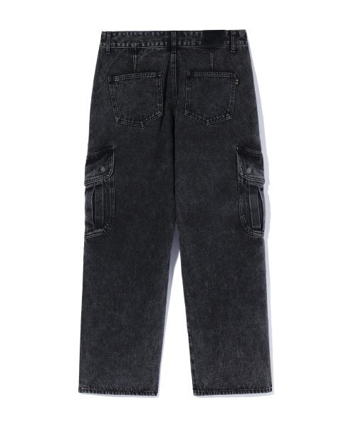CRITIC(クリティック)の「HALF DOUBLE KNEE POCKET DENIM PANTS BLACK(デニムパンツ・レディース・その他・LARGE/MEDIUM/SMALL/X-LARGE)」の2枚目の写真