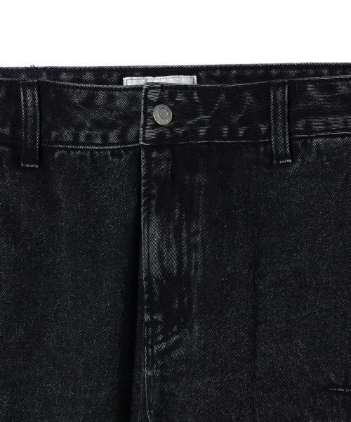 CRITIC(クリティック)の「HALF DOUBLE KNEE POCKET DENIM PANTS BLACK(デニムパンツ・レディース・その他・LARGE/MEDIUM/SMALL/X-LARGE)」の3枚目の写真