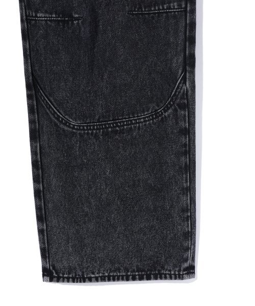 CRITIC(クリティック)の「HALF DOUBLE KNEE POCKET DENIM PANTS BLACK(デニムパンツ・レディース・その他・LARGE/MEDIUM/SMALL/X-LARGE)」の6枚目の写真
