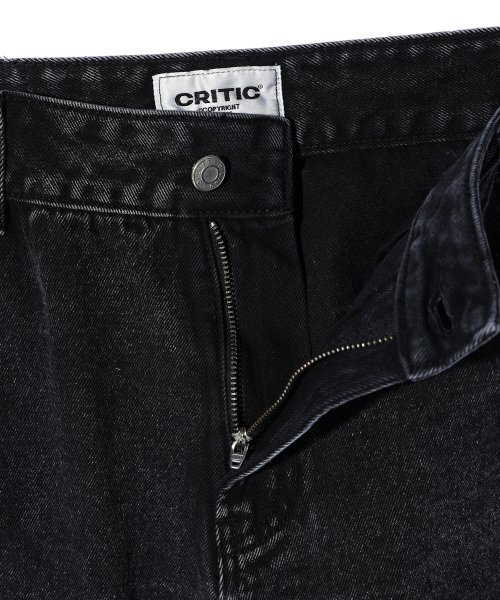 CRITIC(クリティック)の「HALF DOUBLE KNEE POCKET DENIM PANTS BLACK(デニムパンツ・レディース・その他・LARGE/MEDIUM/SMALL/X-LARGE)」の7枚目の写真