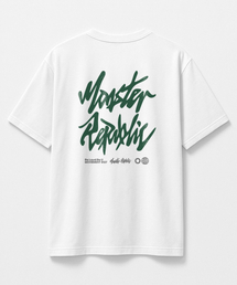 アセンティックロゴディープグリーンTシャツホワイト_8127