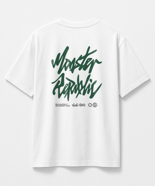 MONSTER REPUBLIC(モンスターリパブリック)の「アセンティックロゴディープグリーンTシャツホワイト_8127(Tシャツ/カットソー・レディース・その他・X-LARGE/SMALL/MEDIUM/LARGE)」の1枚目の写真