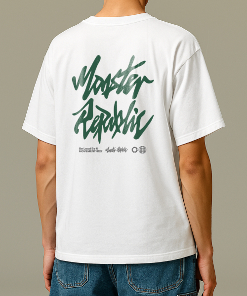 MONSTER REPUBLIC(モンスターリパブリック)の「アセンティックロゴディープグリーンTシャツホワイト_8127(Tシャツ/カットソー・レディース・その他・X-LARGE/SMALL/MEDIUM/LARGE)」の2枚目の写真