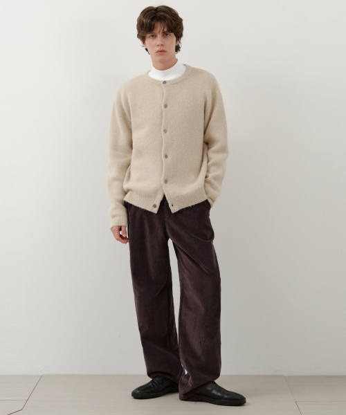 WEDNESDAY OASIS(ウェンズデーオアシス)の「プレーンコーデュロイワイドパンツ_BROWN(W25-PT39)(その他パンツ・メンズ・ブラウン・MEDIUM/LARGE)」の4枚目の写真
