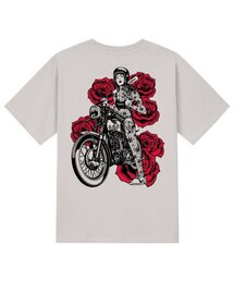 KTC0151 チカノガールズバイク 半袖Tシャツ - ベージュ