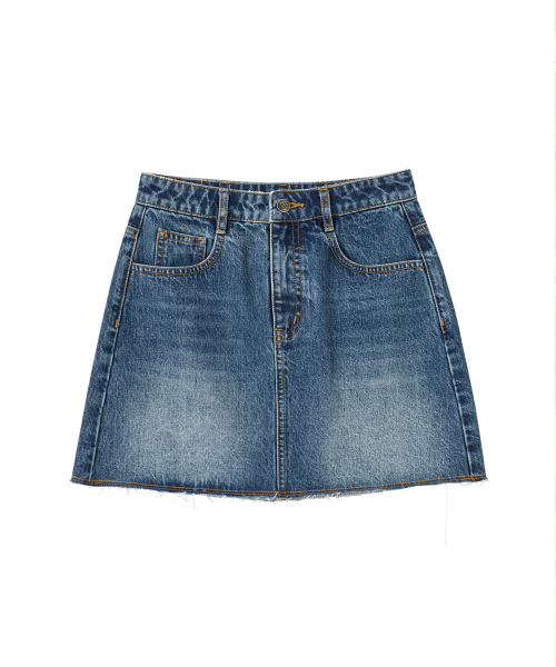 SALON DE YOHN(サロンドヨーン)の「Classic Denim Mini Skirt_ Blue(スカート・レディース・その他・SMALL/MEDIUM/LARGE)」の4枚目の写真
