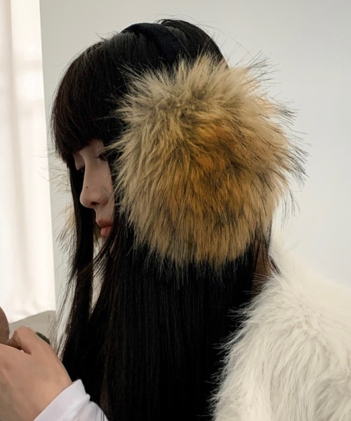 00s archive l.g.b. fur earmuffs y2k 耳当て Y2k fur ear muffs（イヤーマフ）｜Vipoa（ヴィポア）のファッション