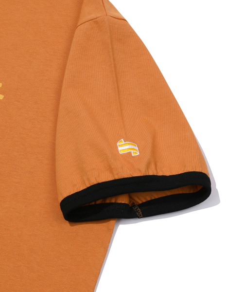 MAINBOOTH(メインブース)の「睡眠ルーティンTシャツ(オレンジ)(Tシャツ/カットソー・レディース・その他・1/2/3)」の5枚目の写真