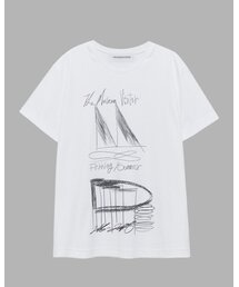 THEMUSEUMVISITOR（ザミュージアムビジター）の「ARCHITECTURE T-SHIRTS (WHITE)（Tシャツ/カットソー）」