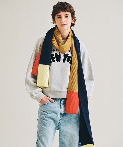 studio CLIP（スタディオクリップ）の「【daily CLIP × holiday】短丈スウェットプルオーバー（スウェット・レディース・グレー/ホワイト・FREE）」の10枚目の写真