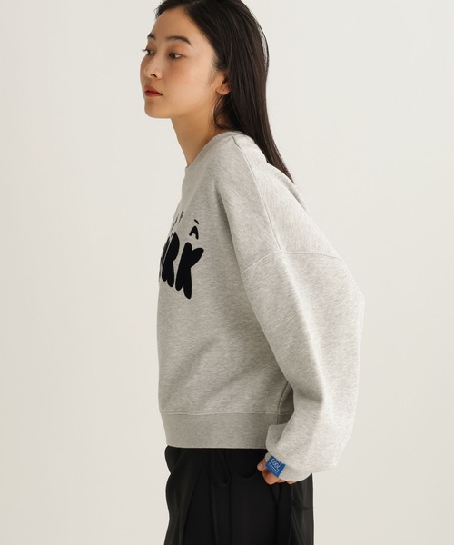 studio CLIP（スタディオクリップ）の「【daily CLIP × holiday】短丈スウェットプルオーバー（スウェット・レディース・グレー/ホワイト・FREE）」の11枚目の写真